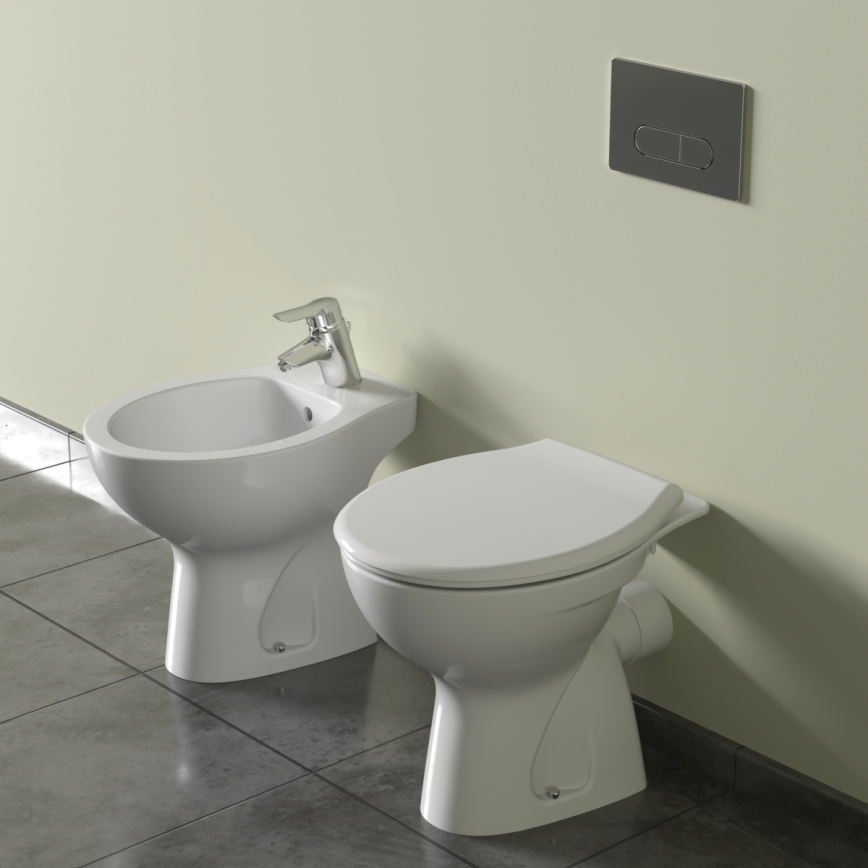 Ideal Standard W333101 - Lattiakiinnitteinen WC-istuin EUROVIT keraaminen/valkoinen