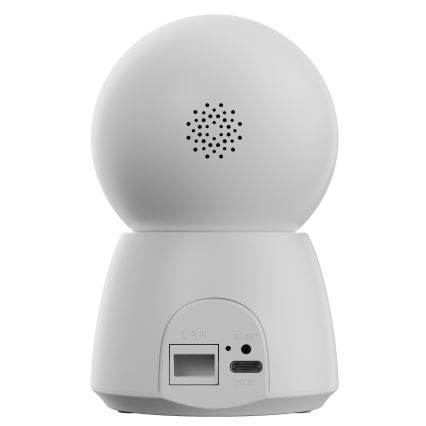 Tuya-yhteensopiva 2K Wi‑Fi-älykamera liiketunnistimella, 5 V, valkoinen