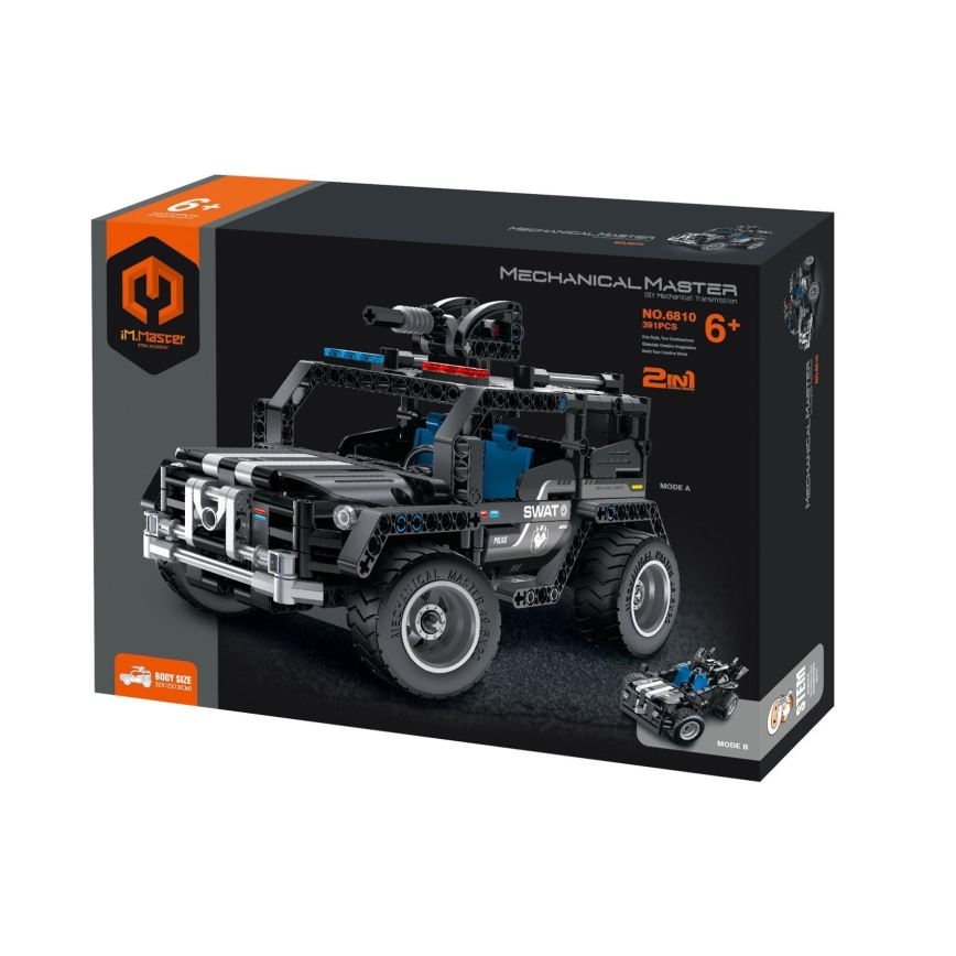 iM.Master - 2-in-1 maastoauton rakennussarja, 391 osaa