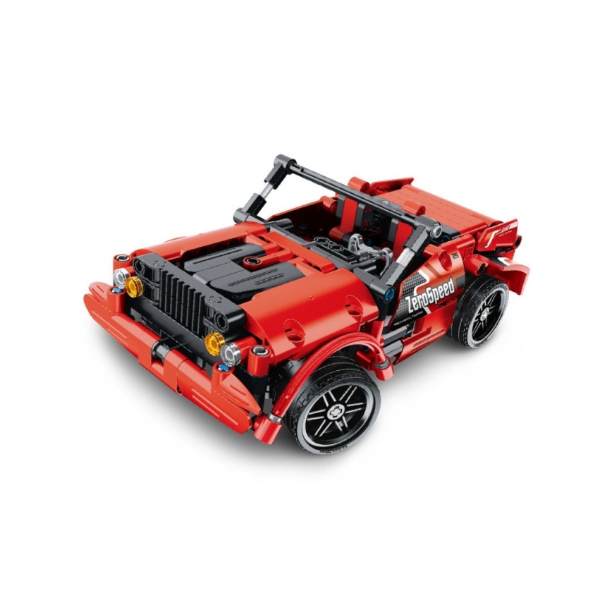 iM.Master - 2-in-1 rakennussarja: auto, 351 osaa, 3xAA + 3xAAA, kaukosäädin