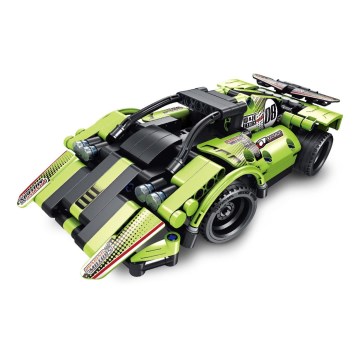 iM.Master - 2-in-1-rakennussarja: kauko-ohjattava auto, 335 osaa, 3xAA + 3xAAA