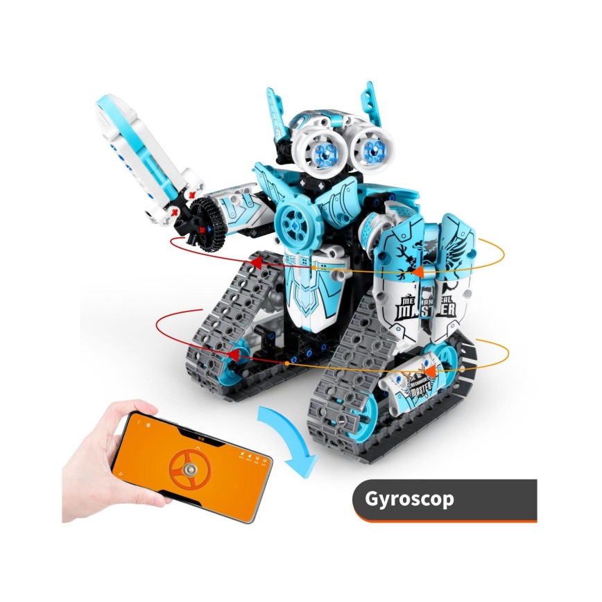 iM.Master - Ohjelmoitava 3-in-1-robottirakennussarja, 398 osaa + kauko-ohjain