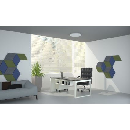 LED himmennettävä kattovalaisin LED/42W/230V 40 cm + kaukosäädin