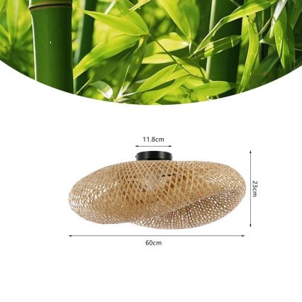 Kattovalaisin BOHO HILO 1xE27/40W/230V, halkaisija 60 cm