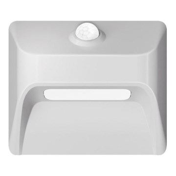 Immax 08308L - LED ladattava porrasvalaisin varustettu STEP LIGHT -anturilla LED/0,3W/3,7V 2200 mAh IP53 valkoinen