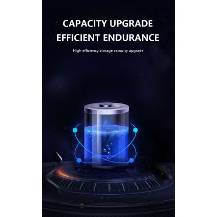 LED-seinäaurinkovalaisin anturilla LED/2,6W/5,5V IP65 musta