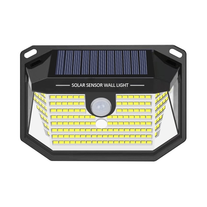 LED aurinkokenno seinävalo anturilla LED/4W/5,5V IP65