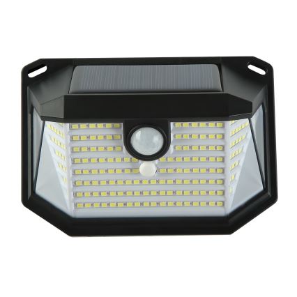 LED aurinkokenno seinävalo anturilla LED/4W/5,5V IP65