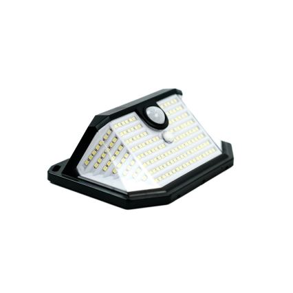 LED aurinkokenno seinävalo anturilla LED/4W/5,5V IP65