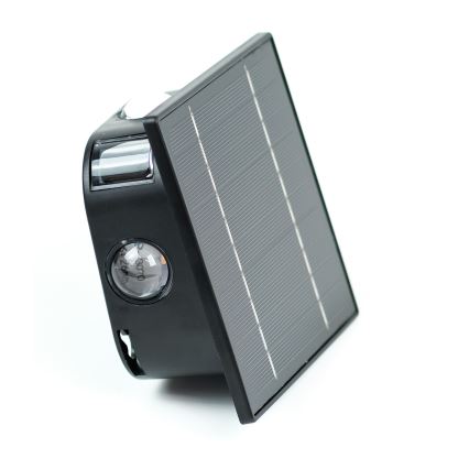 LED aurinkokennoseinävalaisin anturilla LED/2W/5V IP54 1300 mAh