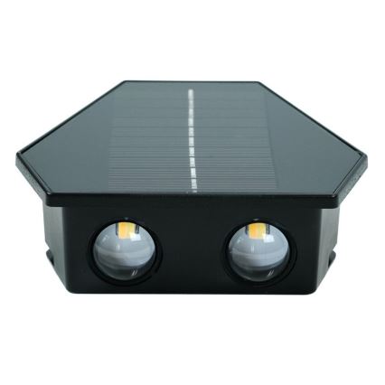 LED aurinkokennoseinävalaisin anturilla LED/2W/5V IP54 1300 mAh