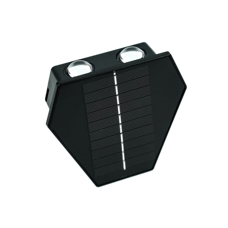 LED aurinkokennoseinävalaisin anturilla LED/2W/5V IP54 1300 mAh