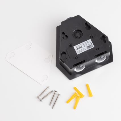 LED aurinkokennoseinävalaisin anturilla LED/2W/5V IP54 1300 mAh