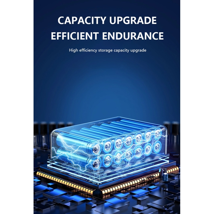 LED aurinkokennoseinävalaisin anturilla LED/2W/5V IP54 1300 mAh