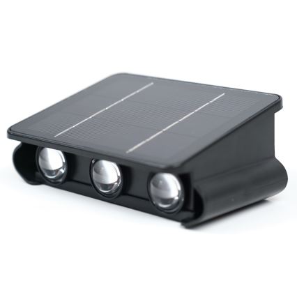 LED aurinkokennoseinävalaisin anturilla LED/2W/5V IP54 1300 mAh