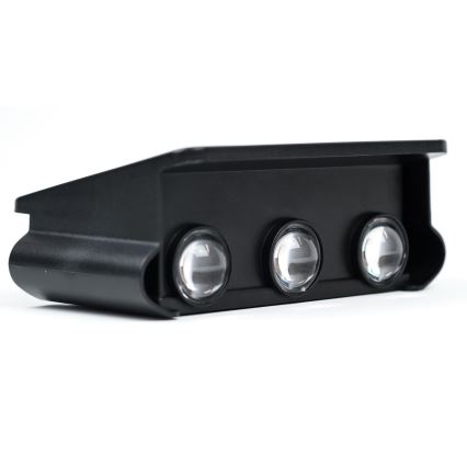 LED aurinkokennoseinävalaisin anturilla LED/2W/5V IP54 1300 mAh