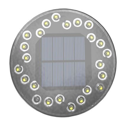 SARJA 4x LED Ulkokäyttöön tarkoitettu aurinkokennovalo sensorilla LED/0,048W/2V IP68 600 mAh