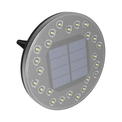 SARJA 4x LED Ulkokäyttöön tarkoitettu aurinkokennovalo sensorilla LED/0,048W/2V IP68 600 mAh