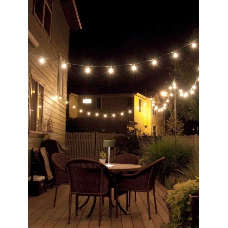 LED himmennettävä ulkokäyttöön tarkoitettu aurinkokennovalo LED/4W/5V 3600mAh IP44