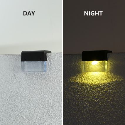 SARJA 2 kpl LED RGB aurinkokäyttöinen seinävalaisin LED/1W/1,2V 3500K IP65 600 mAh