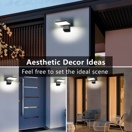 LED-ulkoseinävalaisin MODERN LED/18W/230V IP65