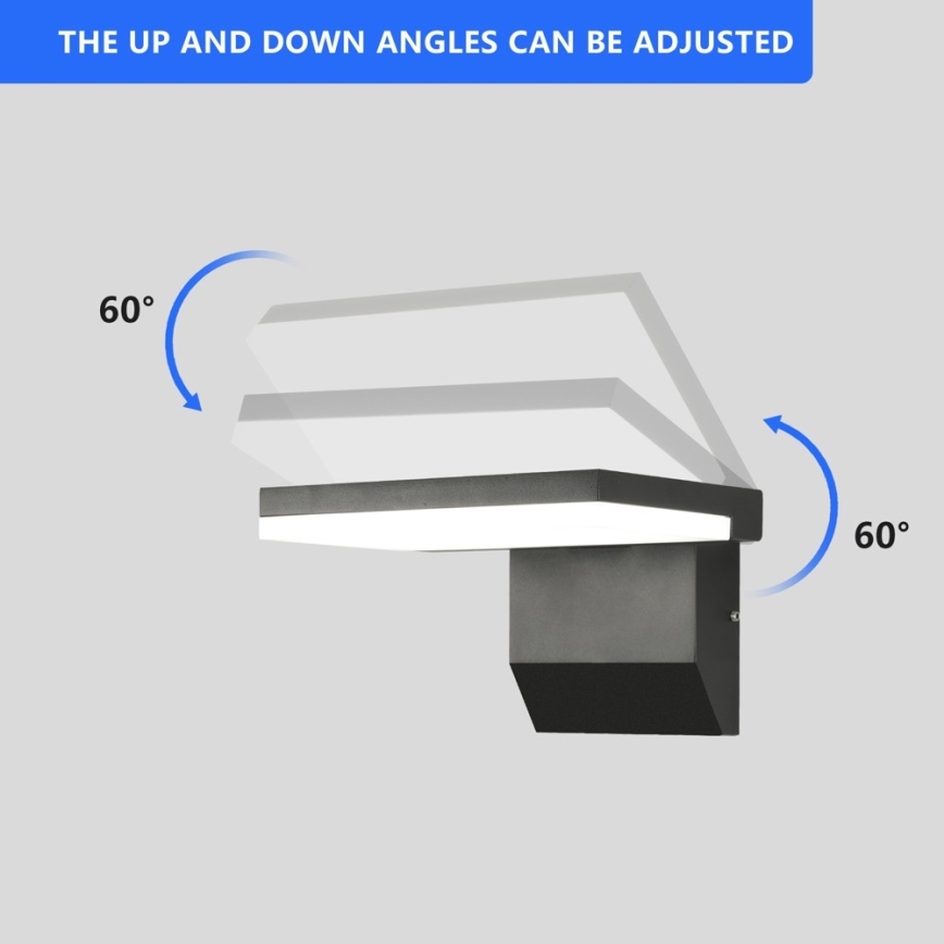 LED-ulkoseinävalaisin MODERN LED/18W/230V IP65