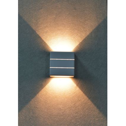 LED-ulkoseinävalaisin LUXLINE 6W/230V 3000K IP54, valkoinen