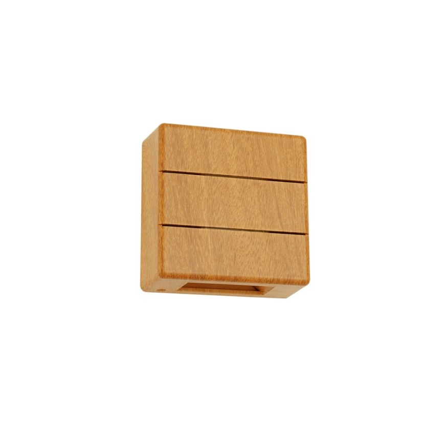 LED-ulkoseinävalaisin LUXLINE LED/6W/230V 3000K IP54 tammi