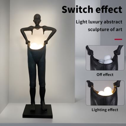 Lattiavalaisin SILUETTE 4xG9/10W/230V 185 cm Human Houdini