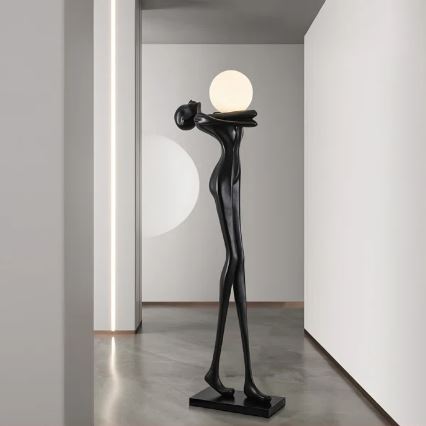 Lattiavalaisin SILUETTE 1xE27/25W/230V 175 cm Human Woman