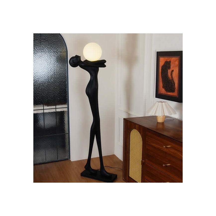 Lattiavalaisin SILUETTE 1xE27/25W/230V 175 cm Human Woman