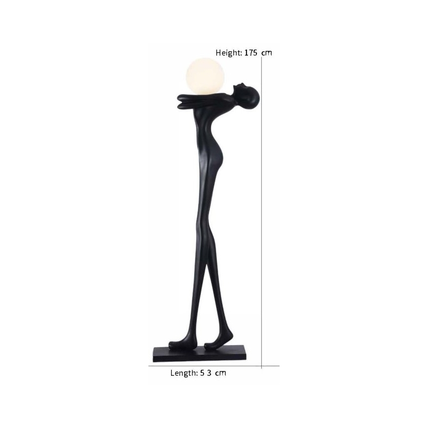 Lattiavalaisin SILUETTE 1xE27/25W/230V 175 cm Human Woman