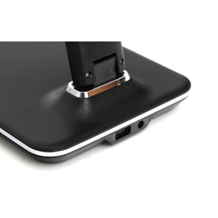 Himmennettävä LED-pöytävalaisin näytöllä LED/9W/230V/12V musta