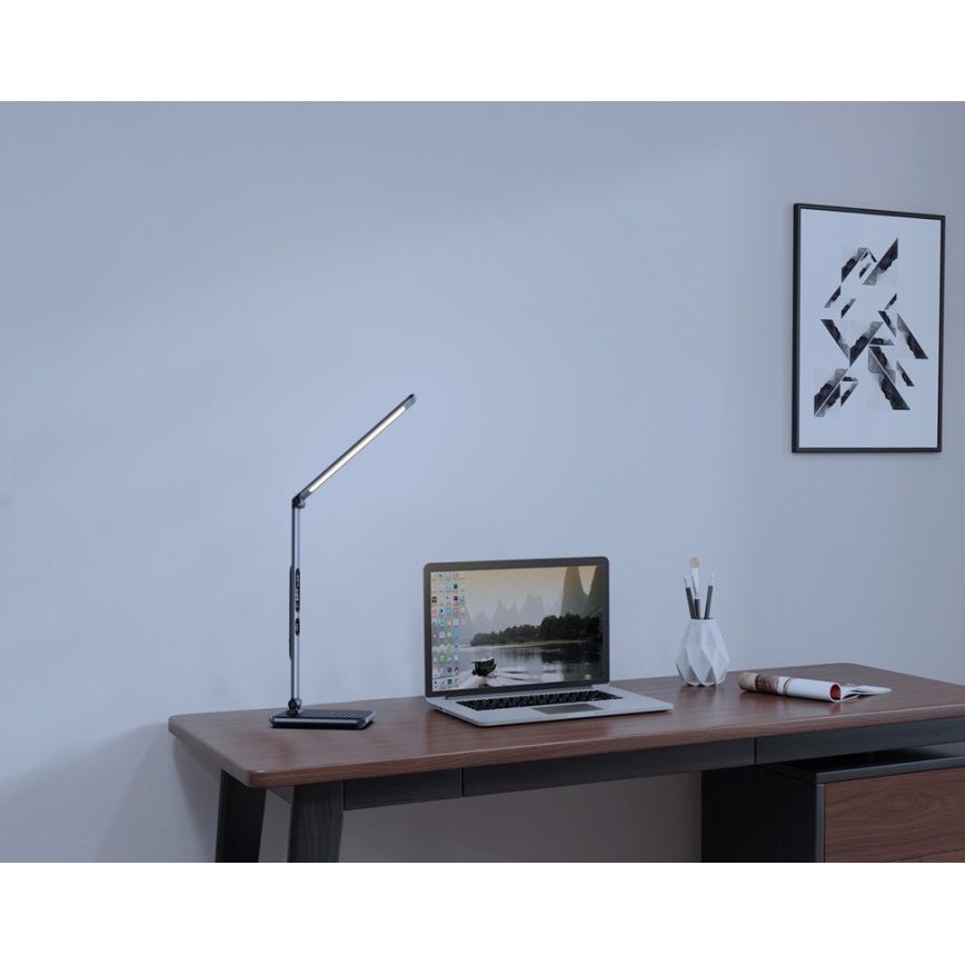 Himmennettävä LED-pöytävalaisin LED/8,5W/230V langaton lataus