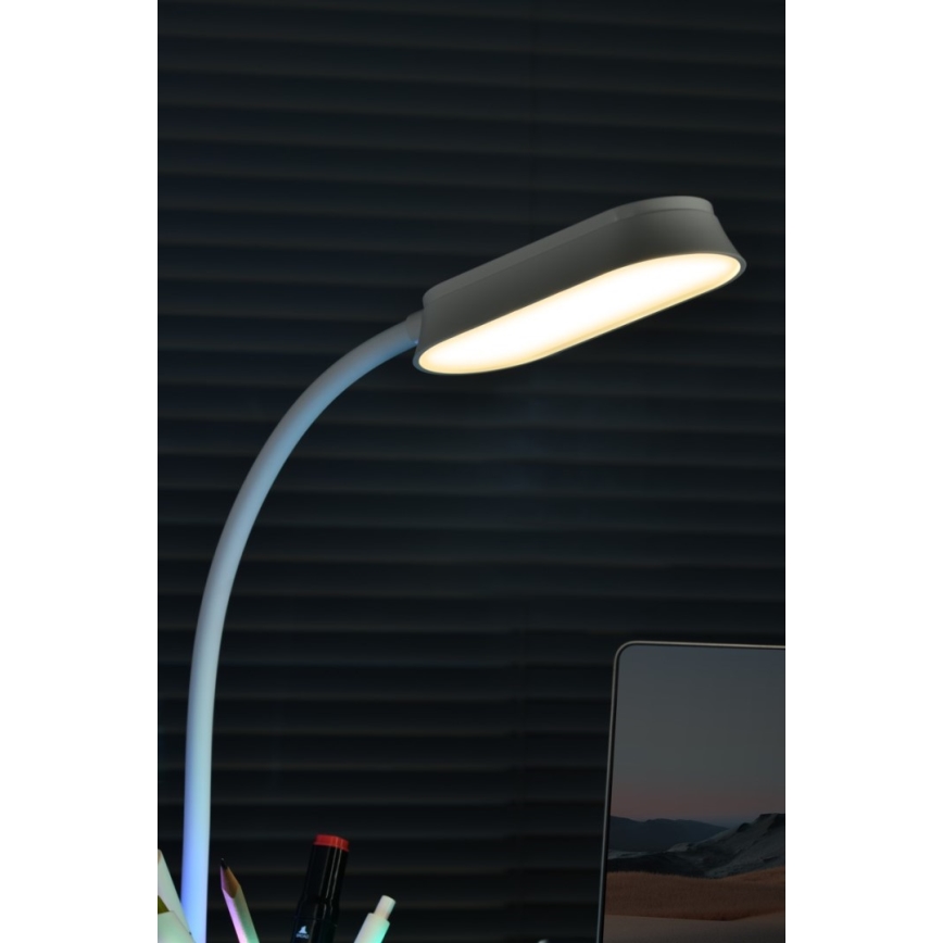 LED RGBW Himmennettävä pöytävalaisin kynän pidike FALCON LED/10W/5V