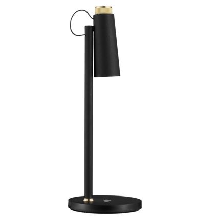 Himmennettävä LED-pöytävalaisin kanssa langaton Qi lataus TIT LED/12W/230V musta