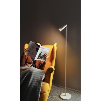 Himmennettävä LED-lattiavalaisin TIT LED/6W/230V valkoinen