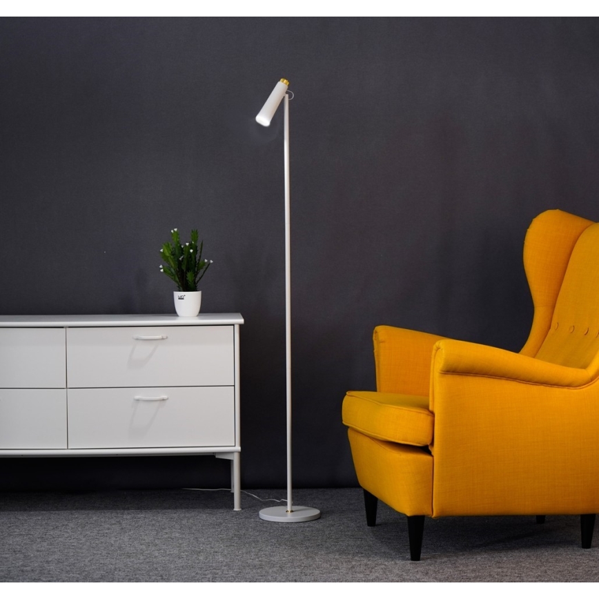 Himmennettävä LED-lattiavalaisin TIT LED/6W/230V valkoinen