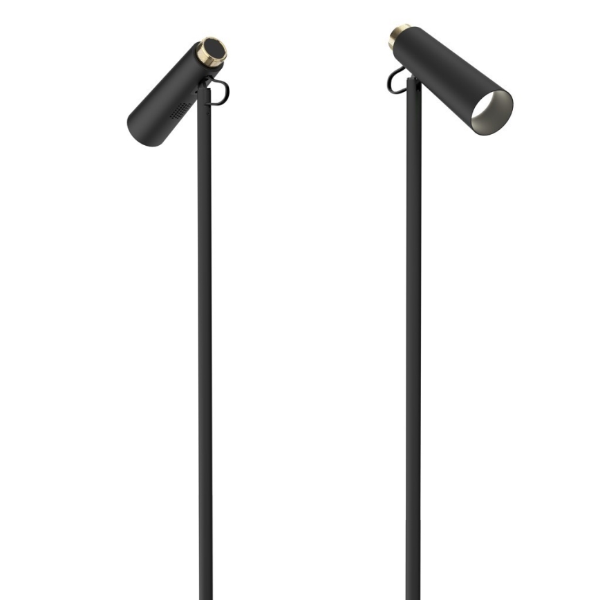 Himmennettävä LED-lattiavalaisin TIT LED/6W/230V musta