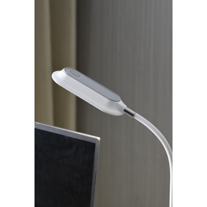 LED+CCT himmennettävä pöytävalaisin klipsillä CLIP LED/7,5W/230V 3000/4200/5000K valkoinen