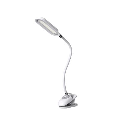 LED+CCT himmennettävä pöytävalaisin klipsillä CLIP LED/7,5W/230V 3000/4200/5000K valkoinen