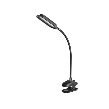 LED+CCT Himmennettävä pöytälamppu klipsillä CLIP LED/7,5W/230V 3000/4200/5000K musta
