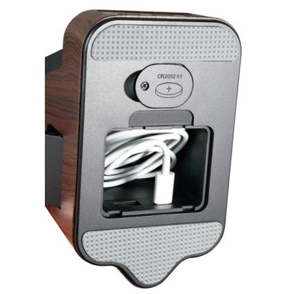 LED+CCT himmennettävä pöytävalaisin langattomalla QI-latauksella IDEAL LED/8W/230V 2700/4000/5000K ruskea