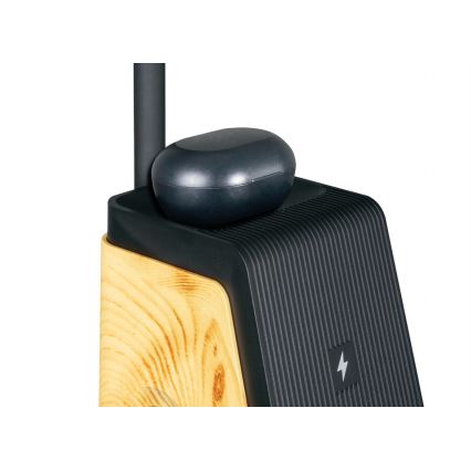 LED+CCT-himennettävä pöytälamppu langattomalla QI-latauksella IDEAL LED/8W/230V 2700/4000/5000K beige