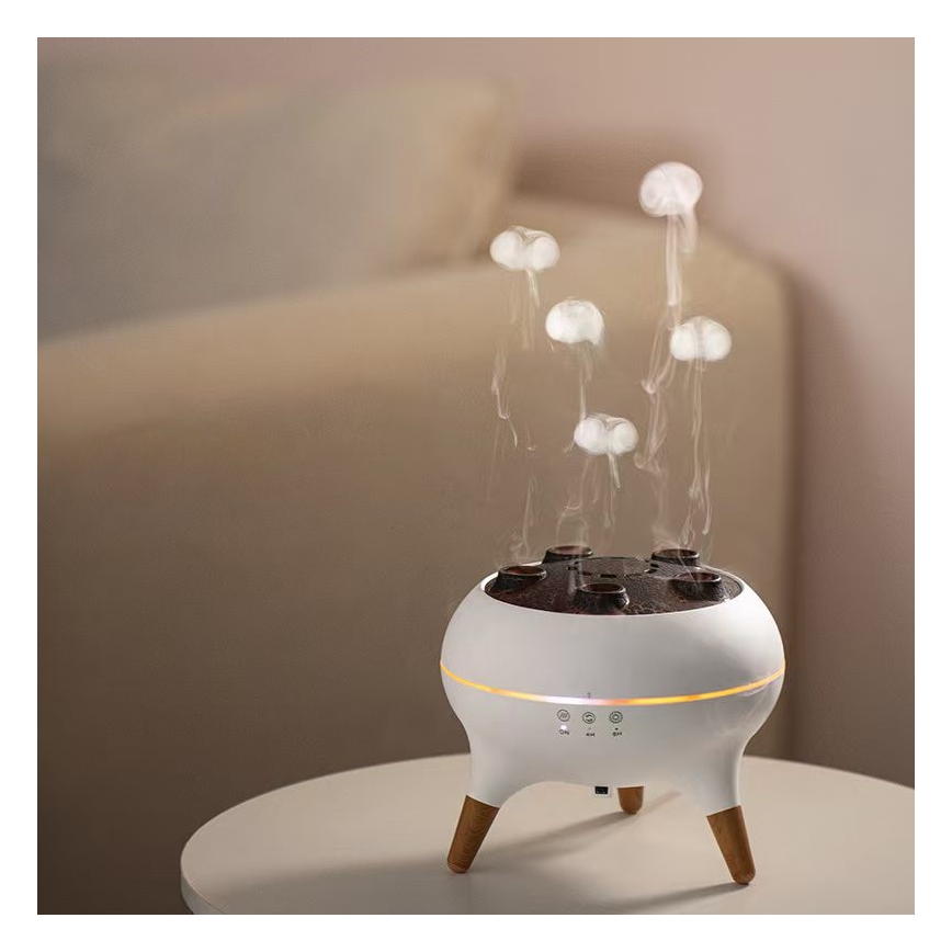 Immax 09104L - Aromadiffuusori ja ilmankostutin JELLYFISH LED/11W/5V