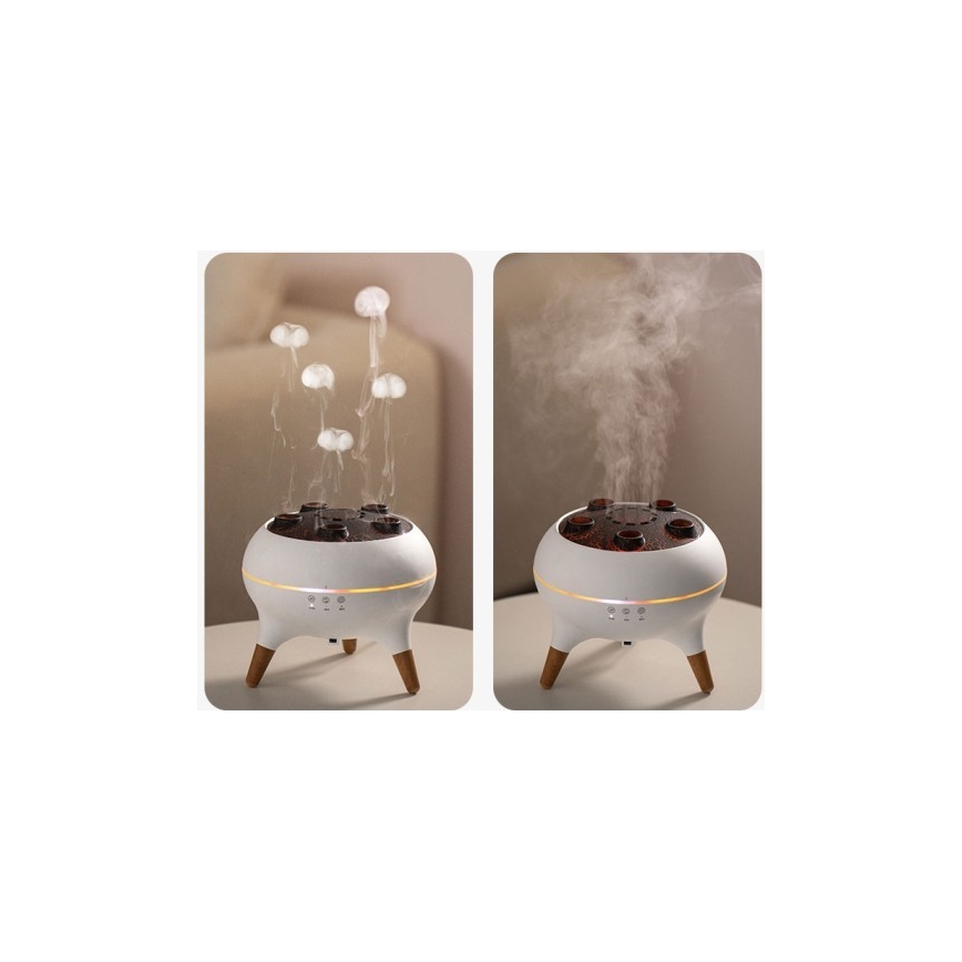 Immax 09104L - Aromadiffuusori ja ilmankostutin JELLYFISH LED/11W/5V