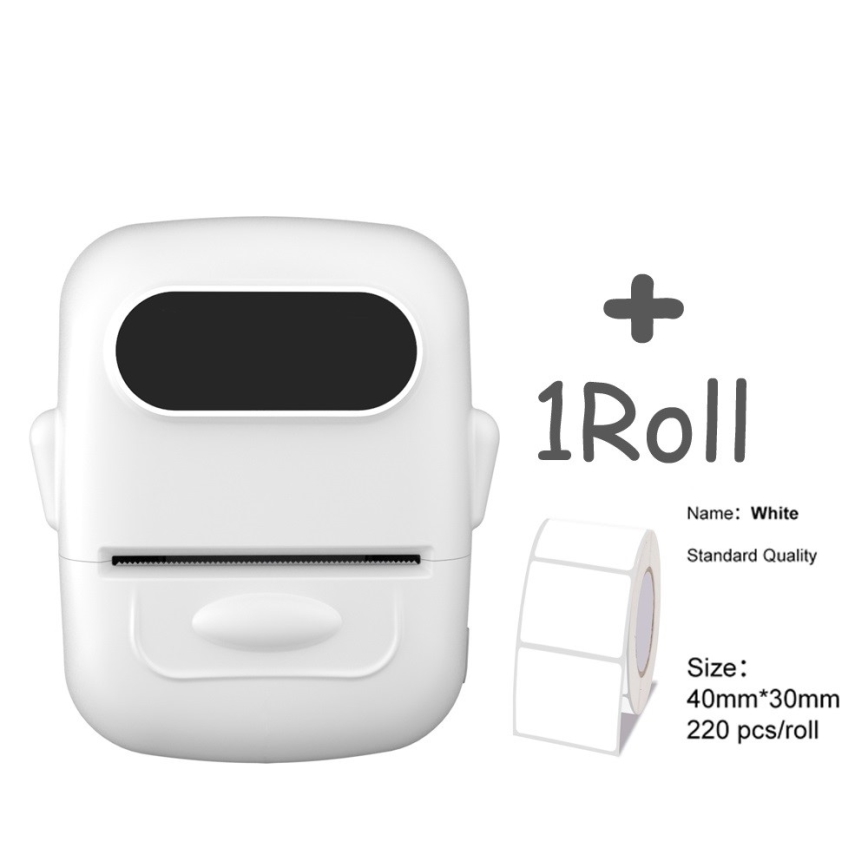 Digitaalinen tarratulostin USB-C + itseliimautuvat etiketit 40x30mm