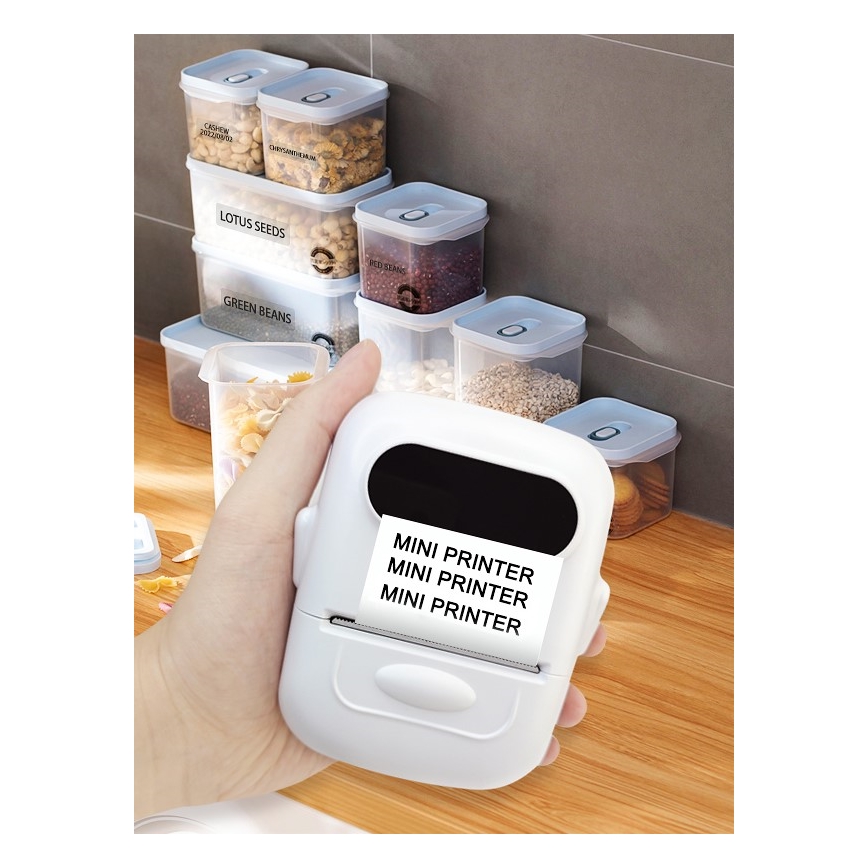 Digitaalinen tarratulostin USB-C + 3x itseliimautuvat etiketit