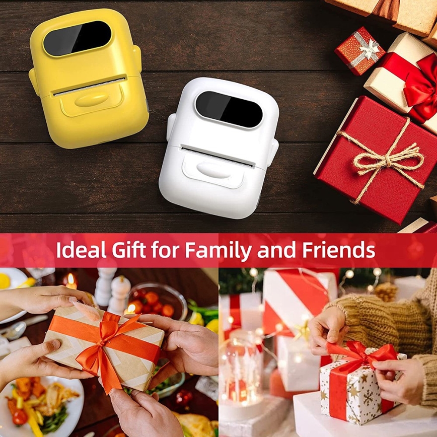 Digitaalinen tarratulostin USB-C + 3x itseliimautuvat etiketit