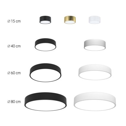 Immax Neo 07024L-15BD - Setti 2x Himmennettävä LED-kattovalaisin RONDATE valkoinen 2xLED/12W/230V + kauko-ohjaus Tuya